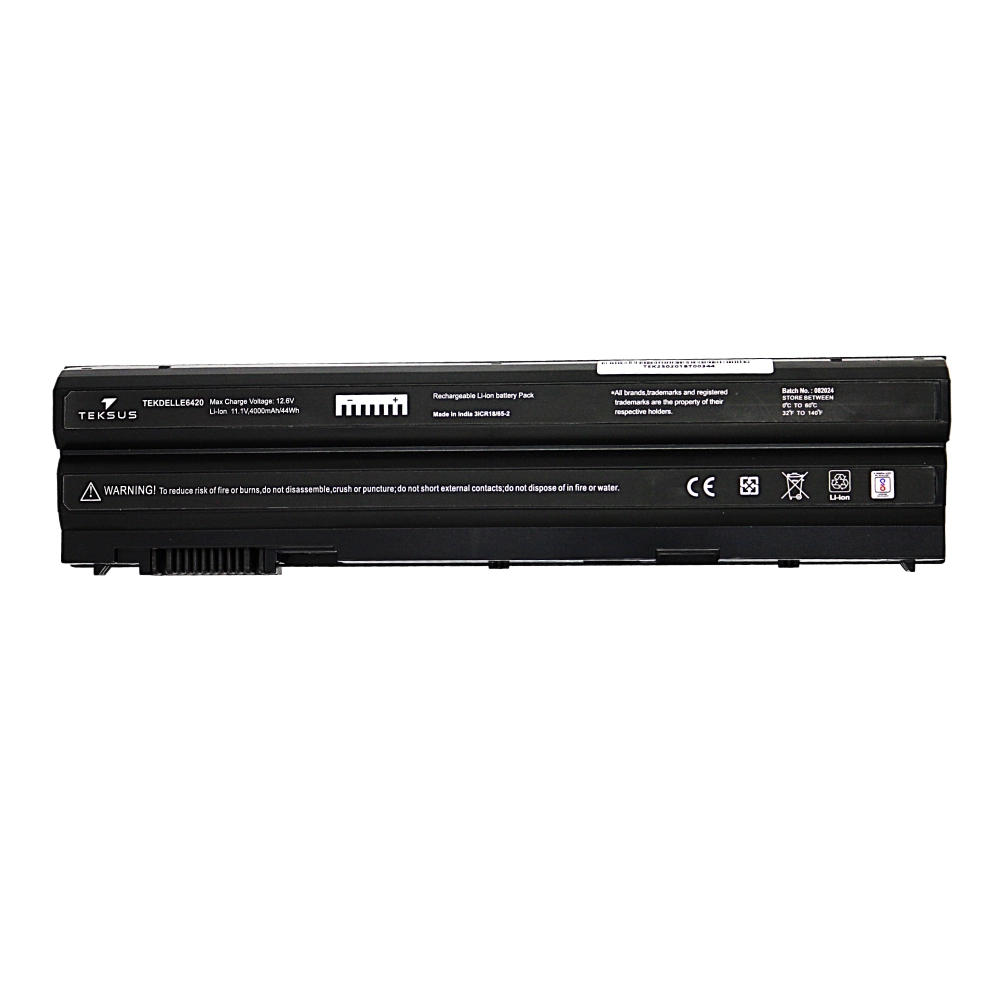 Teksus Laptop Battery Compatible For Dell E6420 6c view 2